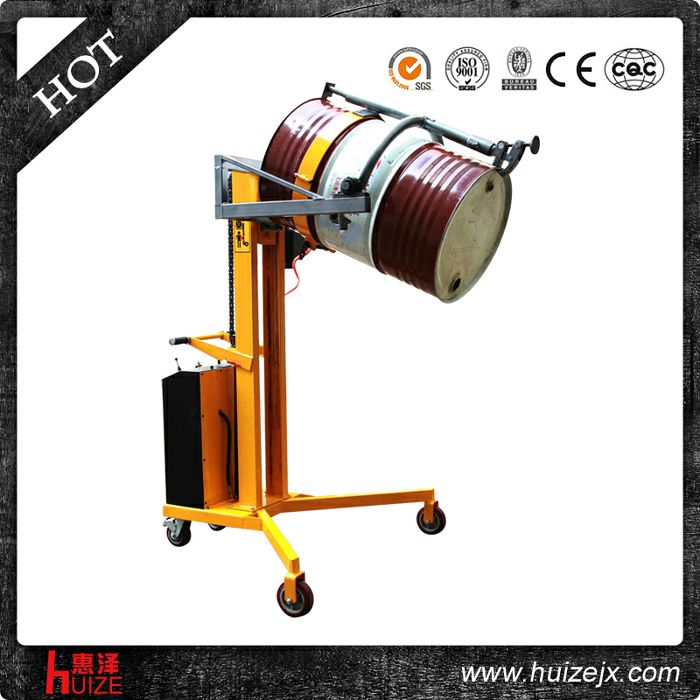 半電動(dòng)油桶車（直角腿，夾鐵桶翻轉(zhuǎn)）